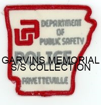 ARKANSAS,ARKANSAS DEPARTMENT OF PUBLIC SAFETY POLICE 1 FAYETTEVILLE